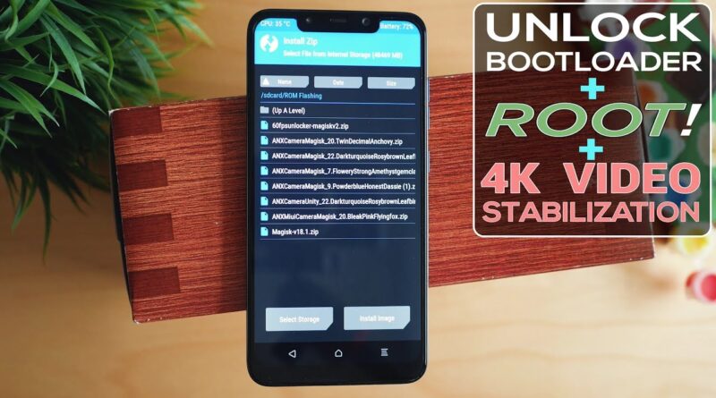 Xiaomi Poco F1 Rooting, TWRP, 4K EIS, Unlock Bootloader & Backup - 2019 - The Easy Way