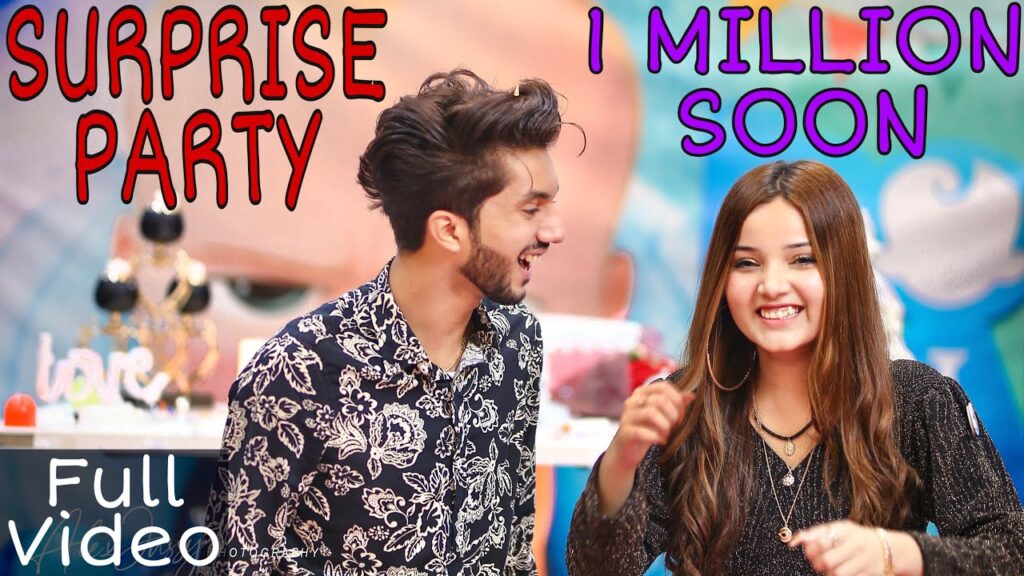 💥RABEECA KHAN💥WITH💥HUSSAIN TAREEN💥“1MILLION SOON” 🎉SURPRISE PARTY| 🔥FULL VIDEO🔥 1