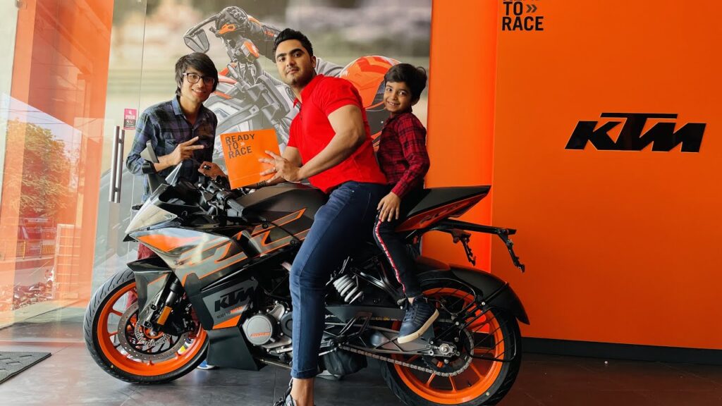 Taking new bike delivery with sourav joshi vlogs♥️ 1