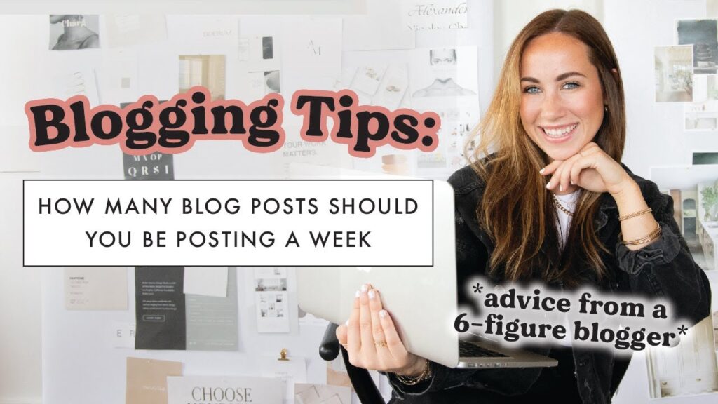 How Many Blog Posts You Should Be Posting a Week // BLOGGING TIPS 1