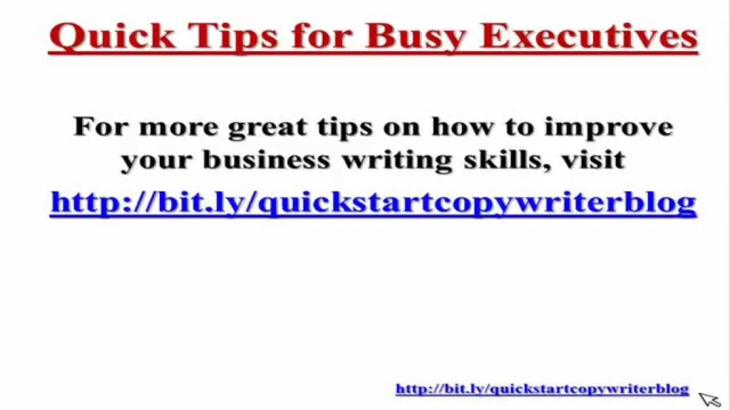 Effective Business Email Writing Tips for Busy Executives #1: Avoid Old-Fashioned Expressions