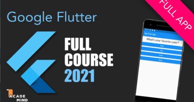 Flutter Crash Course for Beginners 2020 - Build a Flutter App with Google's Flutter & Dart