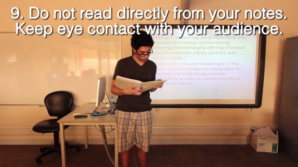 Presentation Good/Bad Examples