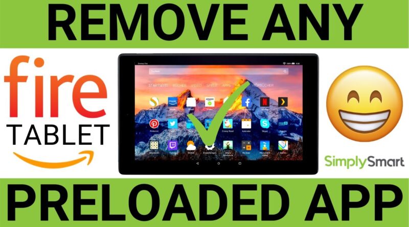 Remove Any Amazon Fire Tablet App | Fast and Easy!