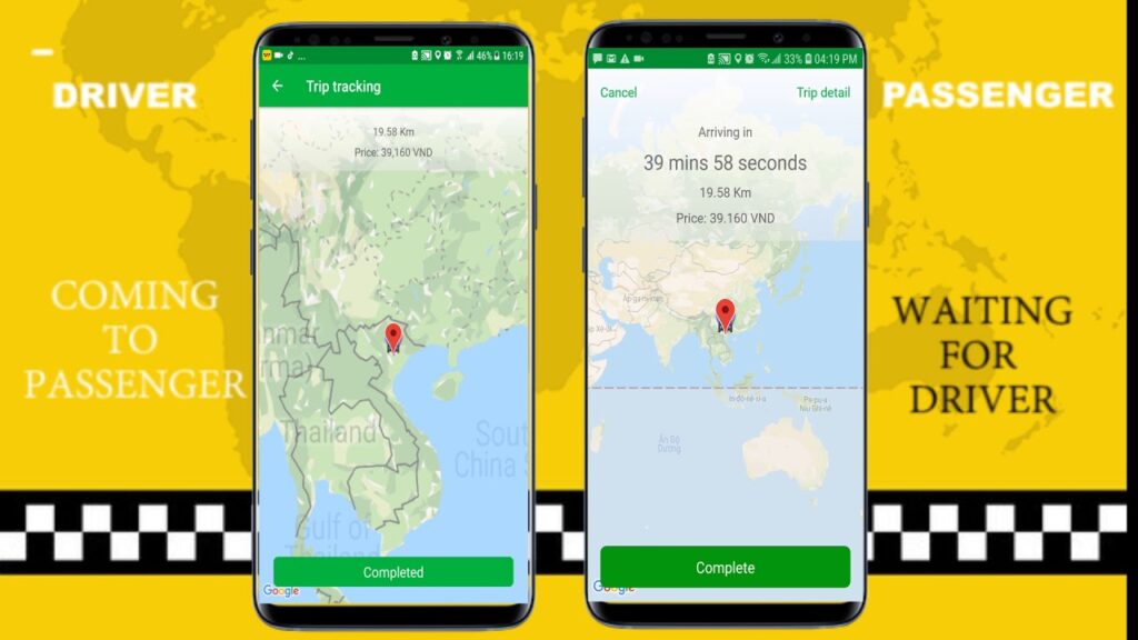 Uber Grab Taxi Source code for Android