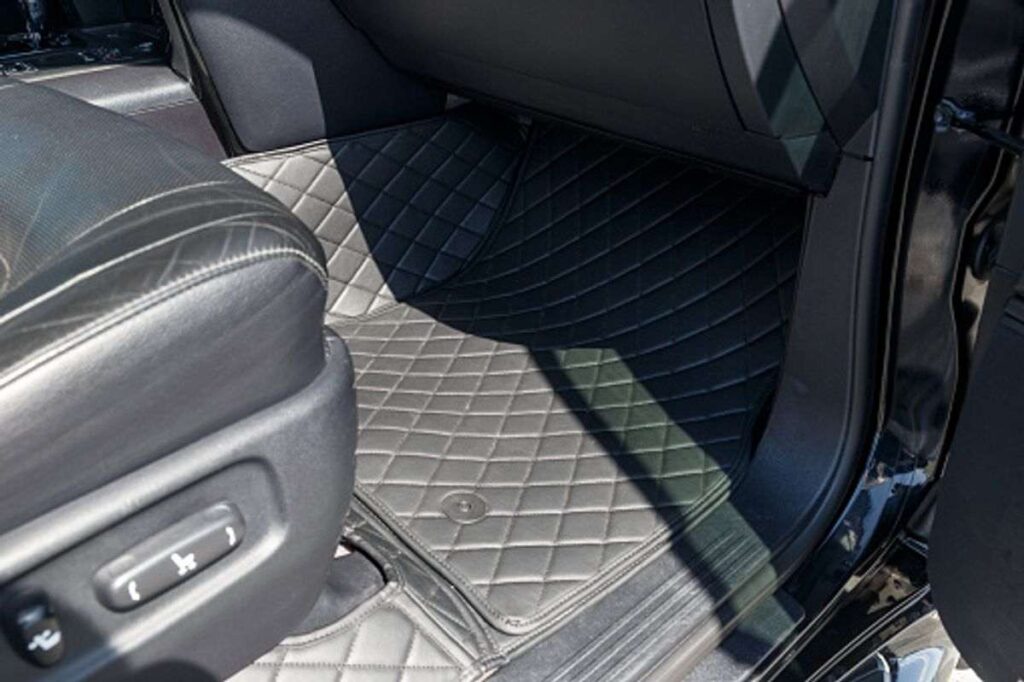 Luxury car floor mats