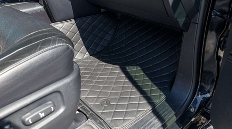 Luxury car floor mats