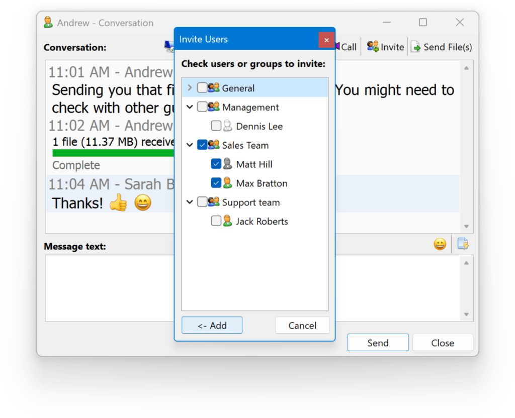 download LAN Messenger app 