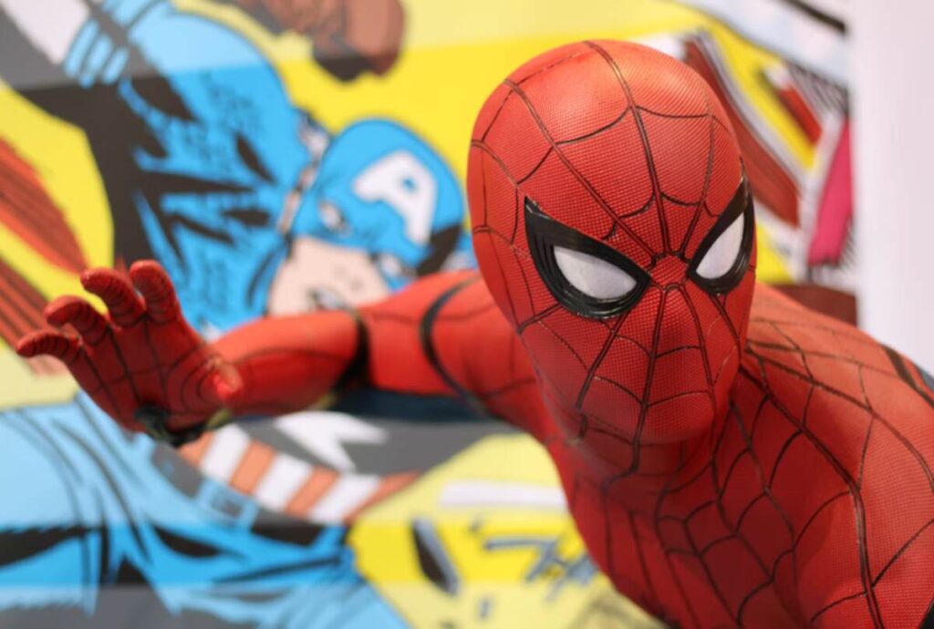 spiderman character for birthday party