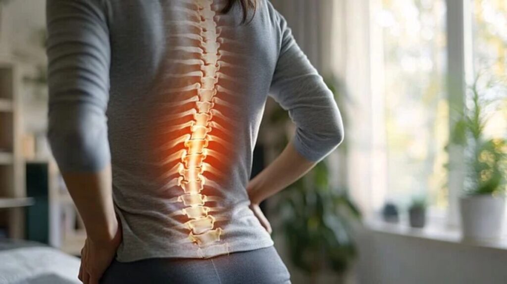 back causing hip pain