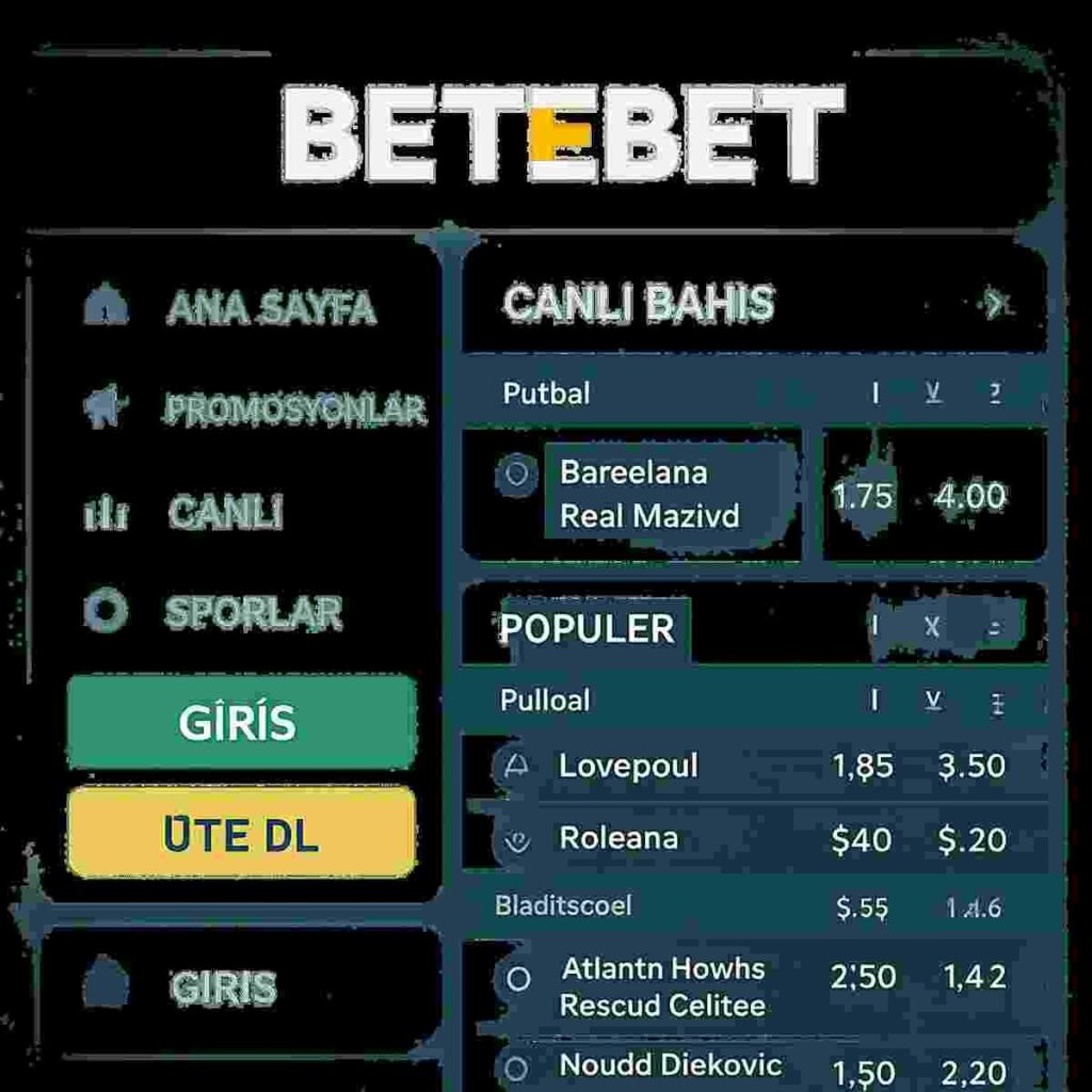 betebet giriş adresi