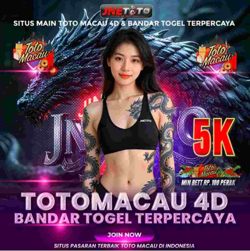 JNETOTO: Situs Toto Macau 4D Terpercaya dengan Peluang Menang Nyata 1