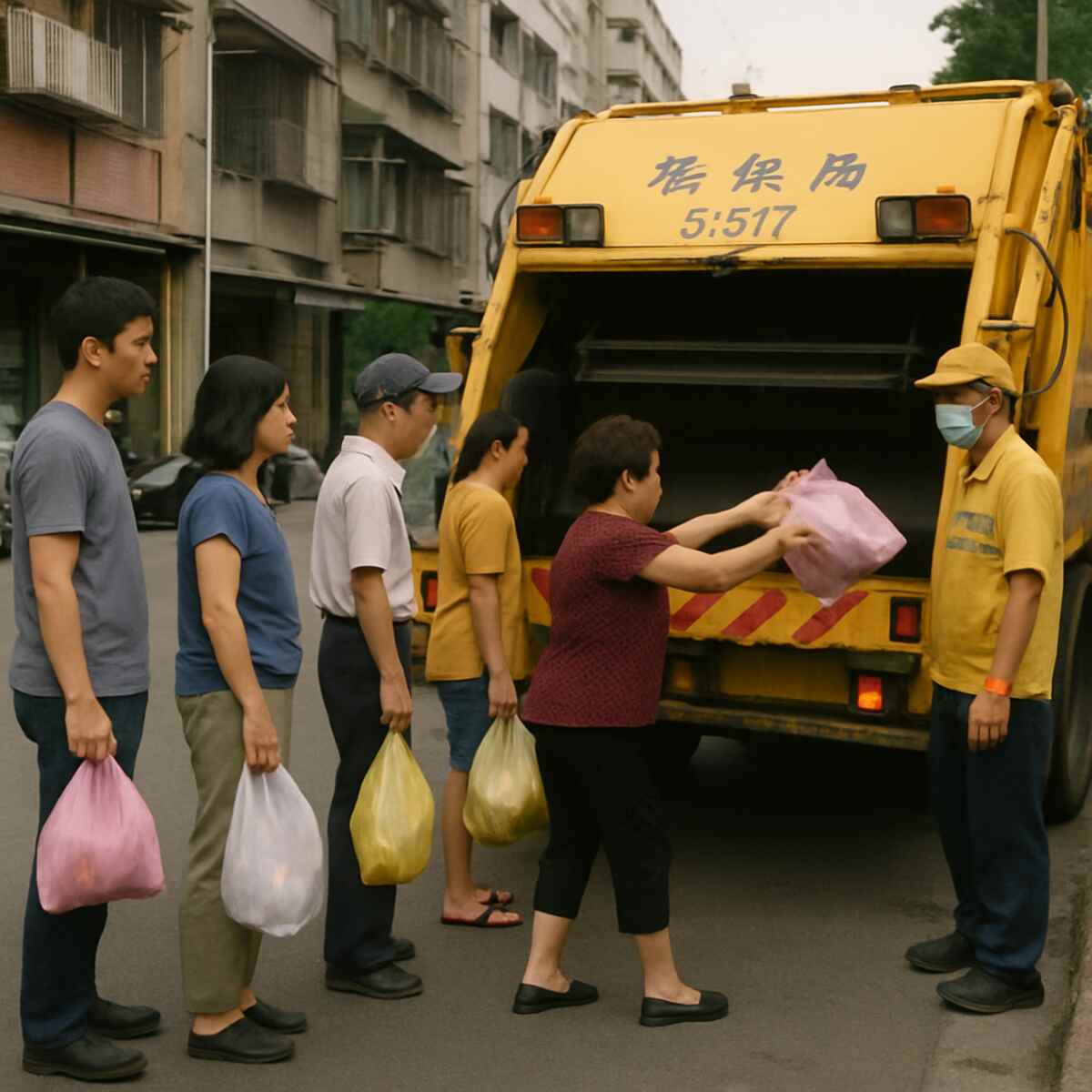 phân loại rác ở đài loan
