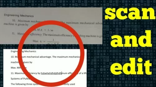 Finest Android app Scan and edit any doc in Android