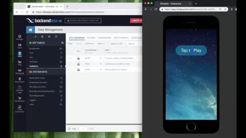 Develop a consumer/server cell app with none coding. 100% codeless