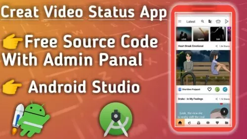 🔥Free Video Standing App Supply Code |Android Studio| Free Supply Code|
