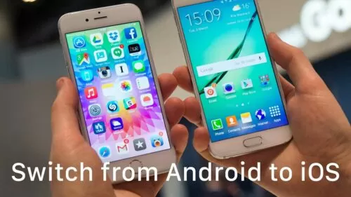 Swap to iPhone from Android with the Transfer to iOS app