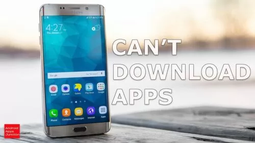 Cannot obtain apps in android machine (Samsung)