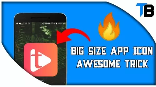 How To Make Massive Dimension App Icon On Android || Big App Icon On Android