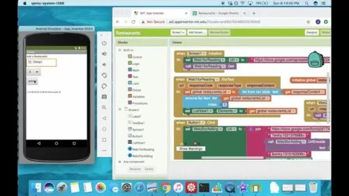 The best way to Ship Information to a Google Sheet with MIT App Inventor