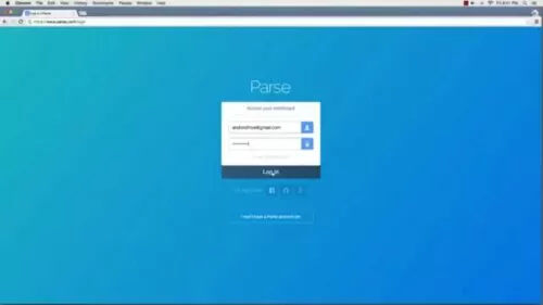 Android Parse Creating App (Utility ID & Consumer Key)
