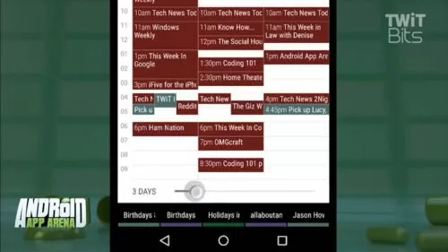 Enterprise Calendar 2: Android App Area 56