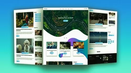 Complete Responsive Blooger Website Using HTML/CSS