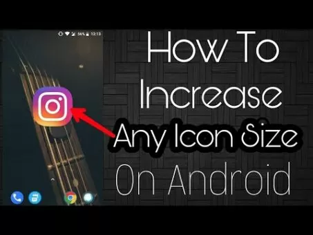 How To Change Icon Measurement On Android