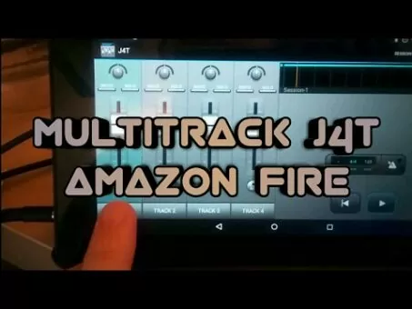 Multitrack Recording On Amazon Fire Tablet with J4T App