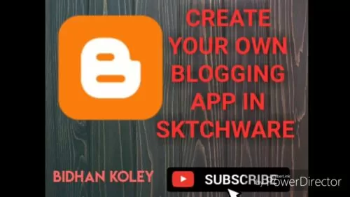 Create your personal Running a blog app in sktchware //