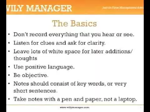 How to Take Meeting Notes - A 3-Minute Crash Course