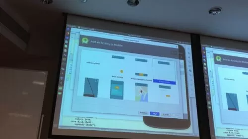 SA46 - Android lesson 2 - AppCompatActivity / themes / layouts / solving emulator issues