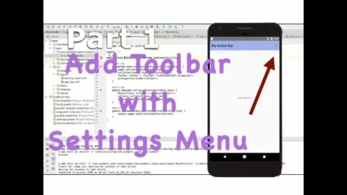 Add a Custom ActionBar (Toolbar) - Android Studio Tutorial (Part 1)