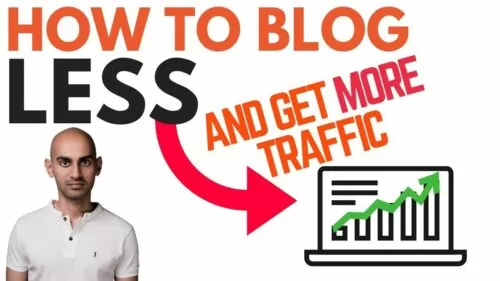 How to Get More Traffic by Blogging LESS | 4 (Sneaky) Tips
