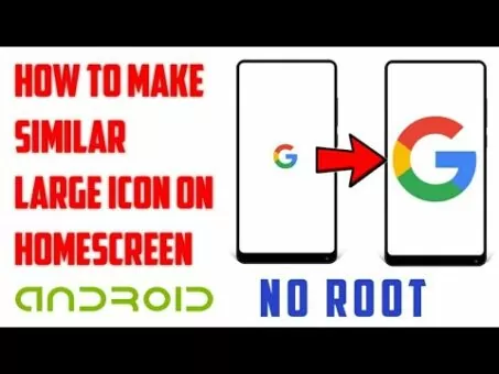How to increase any APP'S ICON size on Homescreen on Android || NO ROOT