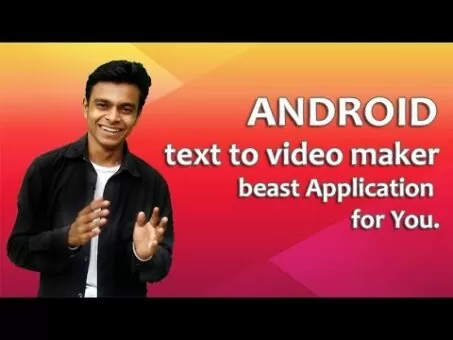 Textual content to video maker for android