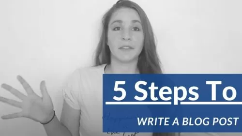 How To Write A Blog Post