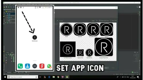 Set app icon – Android Studio Newest Model