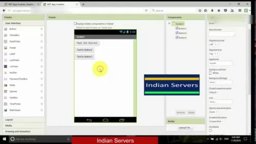 Android Application Development (telugu)- with MITapp inventor Part 1