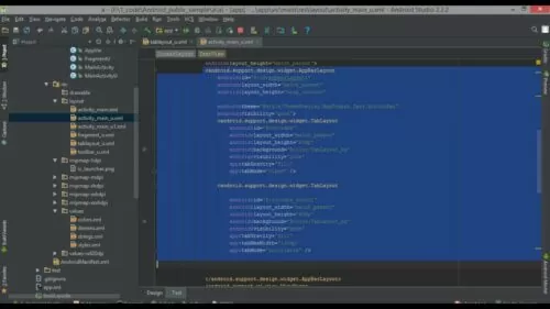 Android – tablayout, unscrolled tab, appbarlayout ((MORE))
