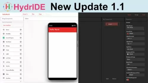 hydride new update android app maker website without coding || android app development