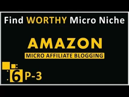 06 Amazon Micro Affiliate Running a blog Course 2020 | Worthwhile Micro Niches Affiliate Mentor On-line P3