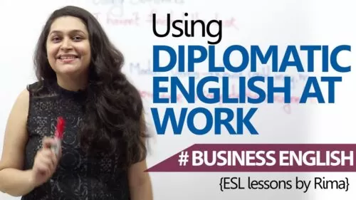 Enterprise English Lesson – Utilizing Diplomatic English at work (Study English)