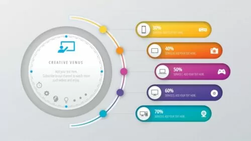 Design Workflow Layout, Annual Report, Business slide in Microsoft Office PowerPoint PPT