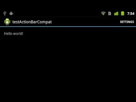 Example of using ActionBarCompat with android-support-v7-appcompat
