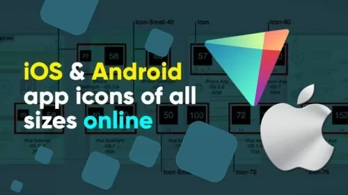 The way to generate ios and android app icons on-line for all sizes