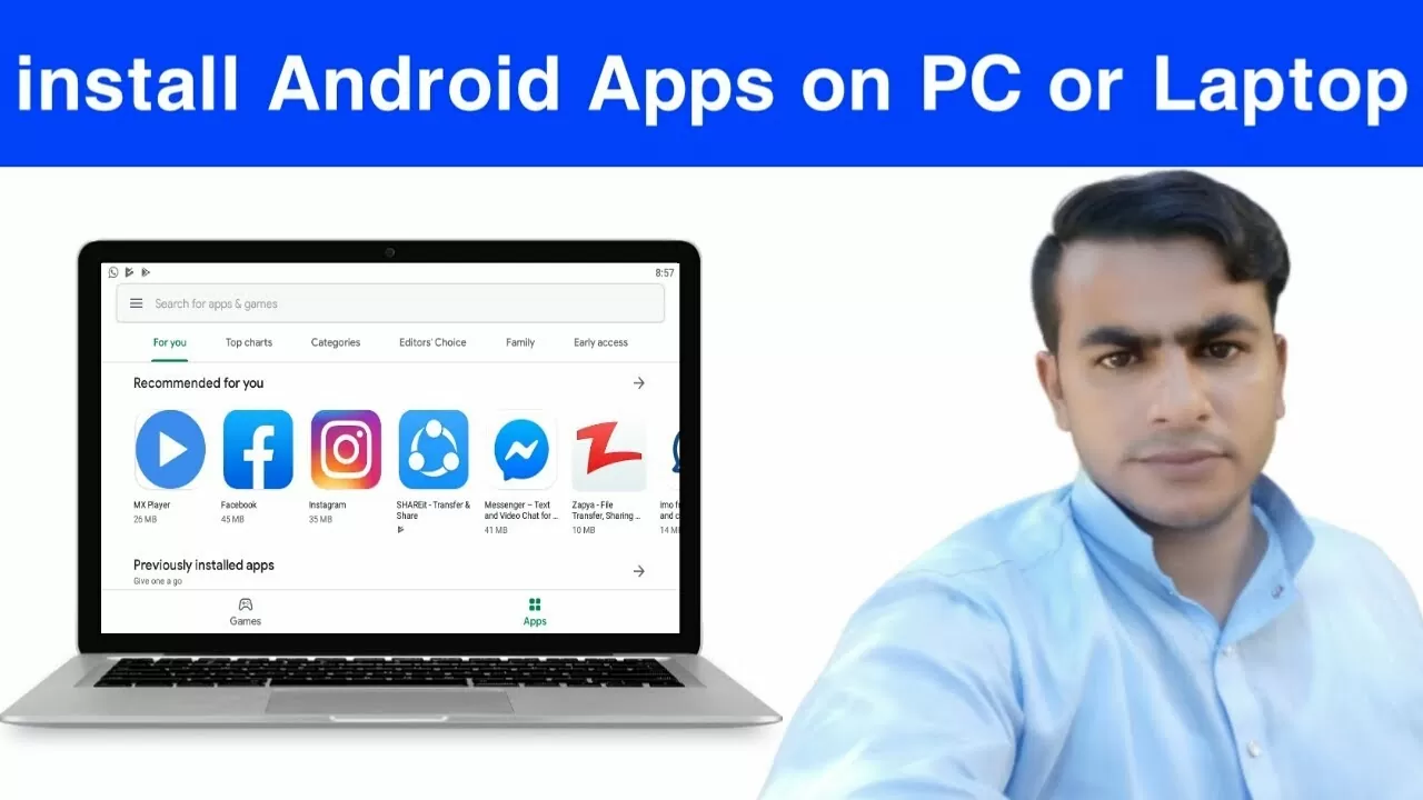 How to install Android Apps on PC or Laptop || Android Apps Laptop Me Kaise Chalaye