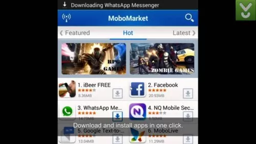 MoboMarket - Have a one-stop application store for your Android - Download Video Previews
