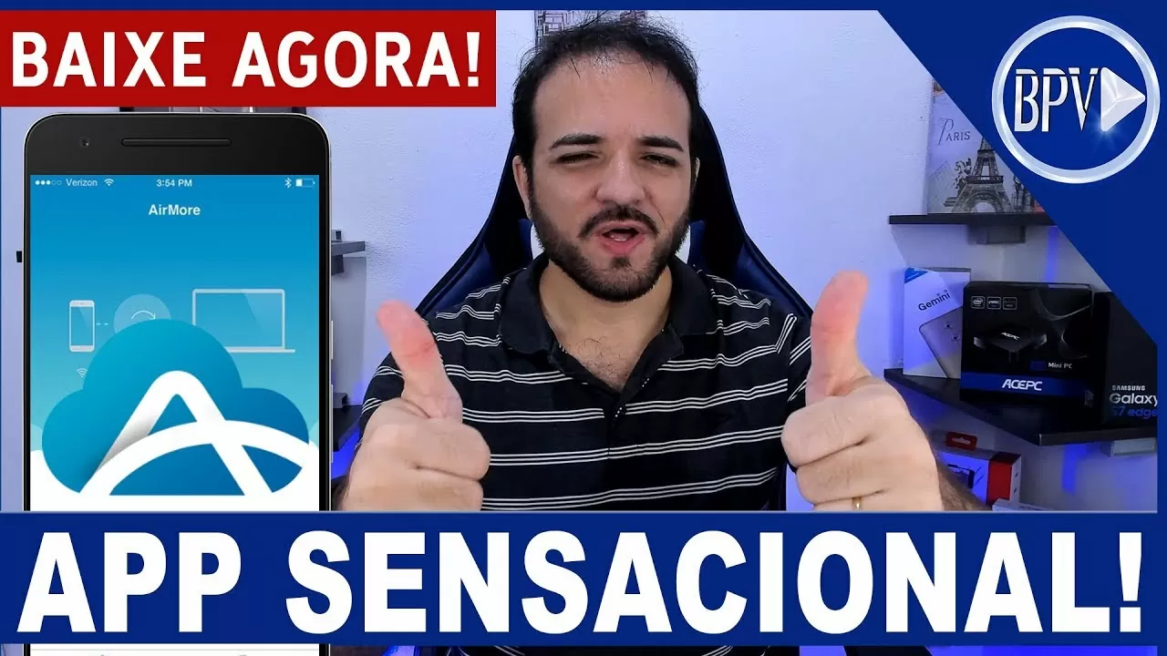 Como Transferir ARQUIVOS do Android para o PC through WiFi – APLICATIVO SENSACIONAL!