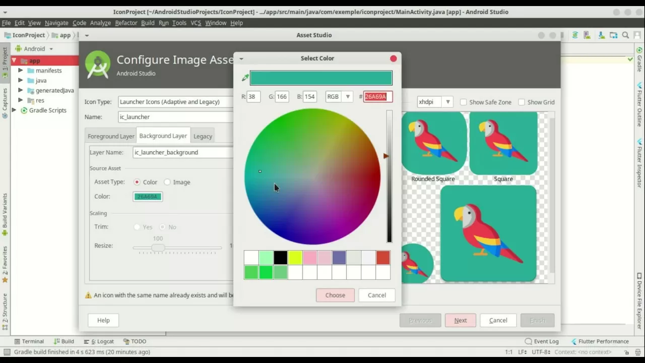 Find out how to Create App Launcher Icon in Android Studio